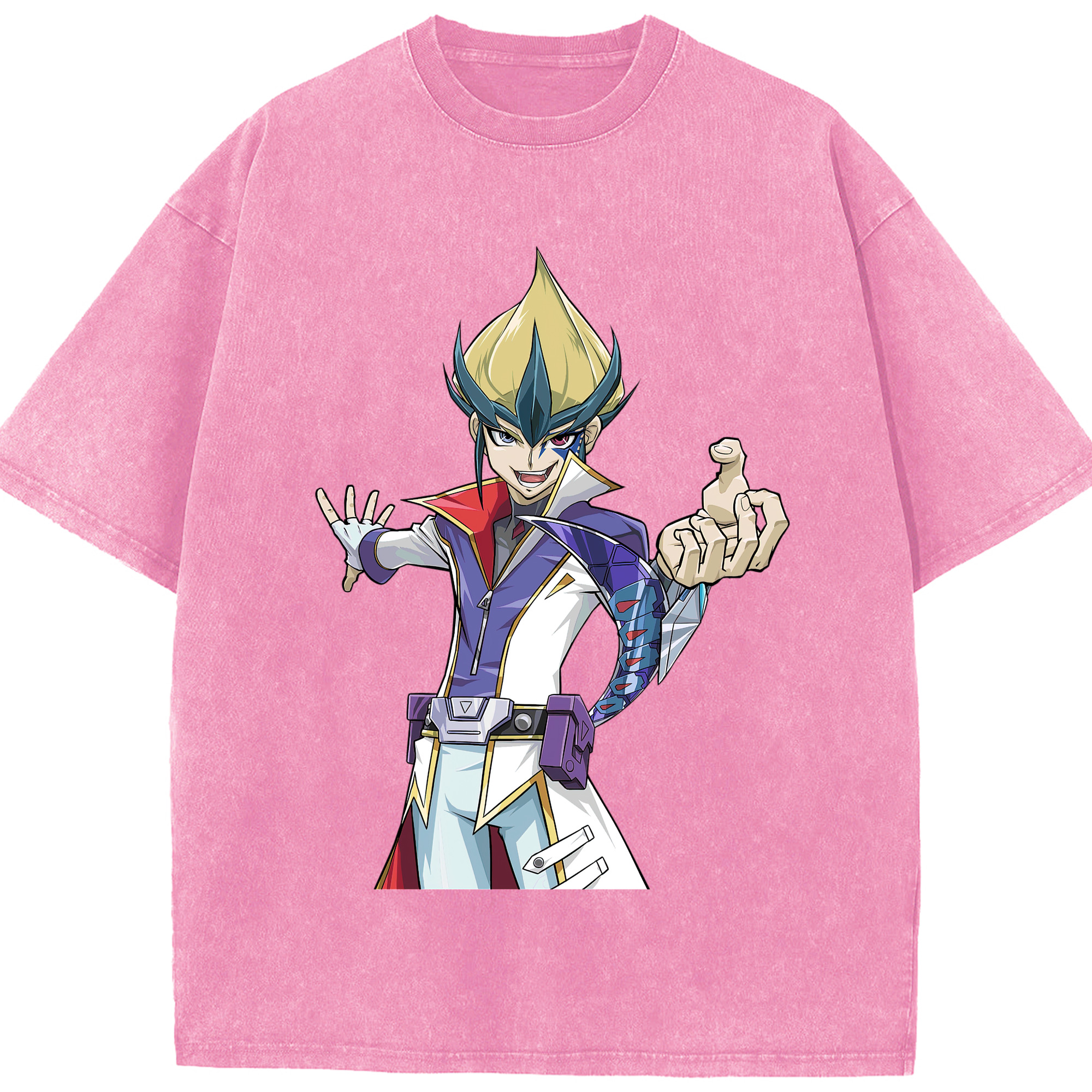 （画像用） 遊☆戯☆王 Yu-Gi-Oh! 綿100% ヴィンテージ風 半袖Tシャツ（フロントプリント）